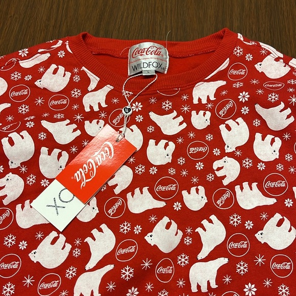 Coco Cola and Wildfox sweatshirt, size large, NWT‎ - Picture 3 of 14